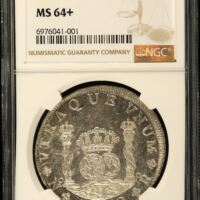 Colombia 8 Reales 1770 NR VJ NGC MS64+ Calico-1199 0140478 | World