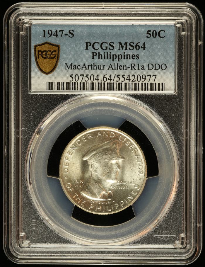 Philippines 50 Centavos 1947 S PCGS MS64 0140617Philippines 50 Centavos 1947 S PCGS MS64 0140617