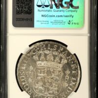 Colombia 8 Reales 1770 NR VJ NGC MS64+ Calico-1199 0140478 | World