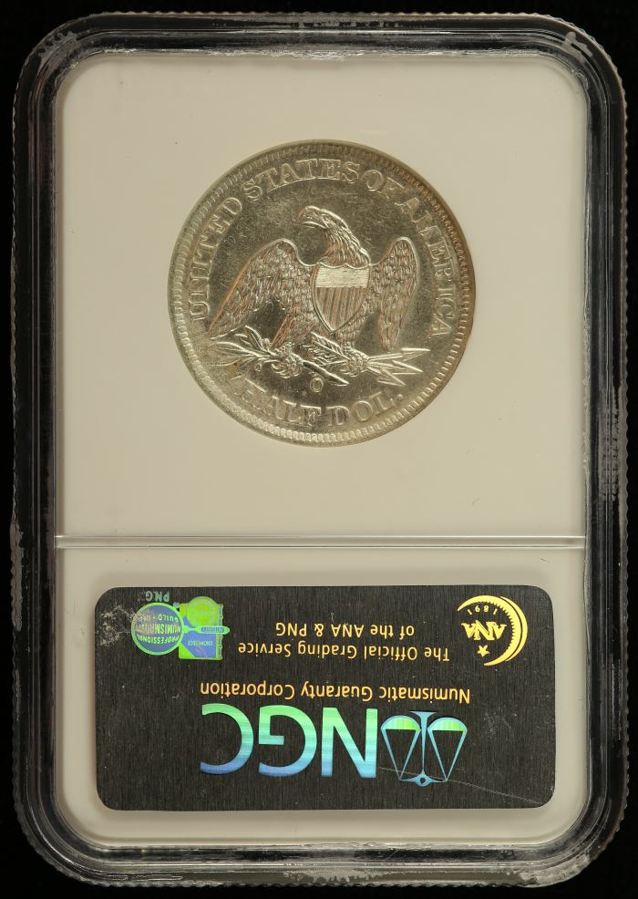 United States S.S. Republic (1865) 50 Cents 1861 O W NGC SHIPWRECK EFFECT (B) UNC 0140583