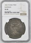 Chile Peso 1822 So FI NGC XF40 0141799