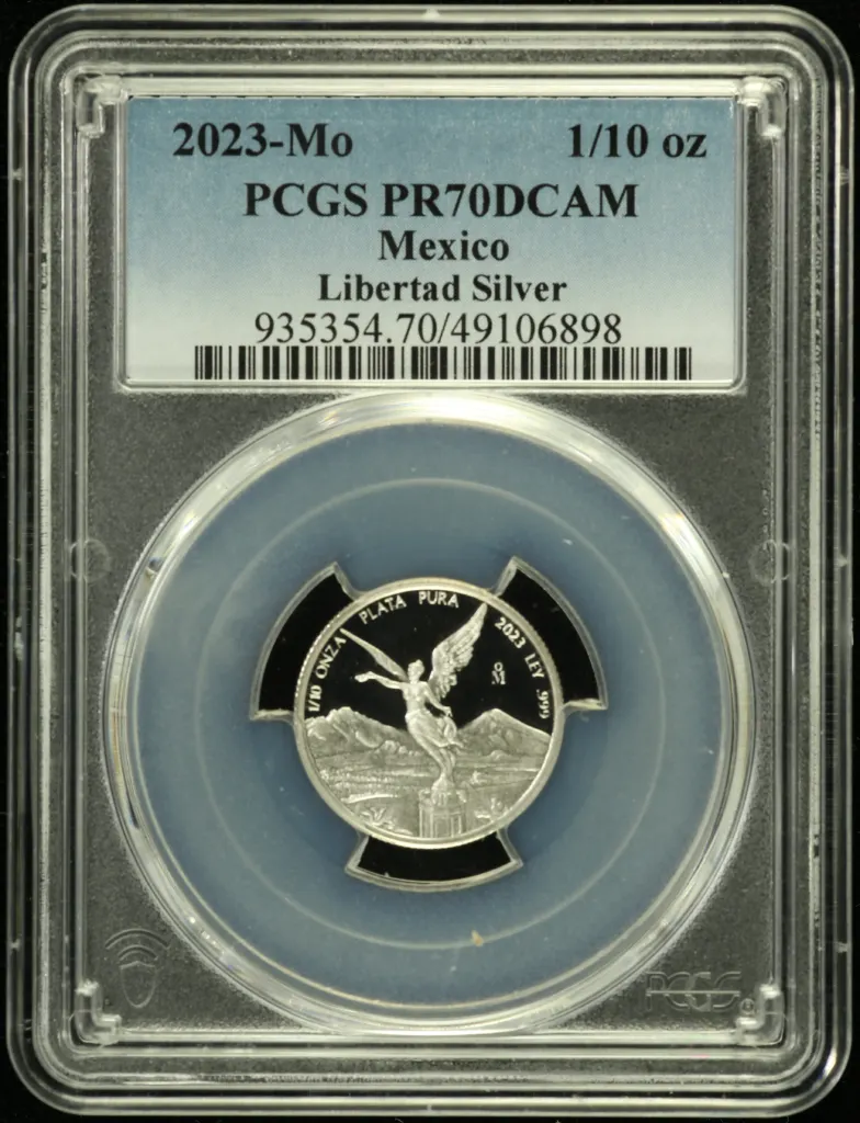 Modern Silver & Minors 1/10 Onza 2023 Mo PCGS PR70DCAM 0141303