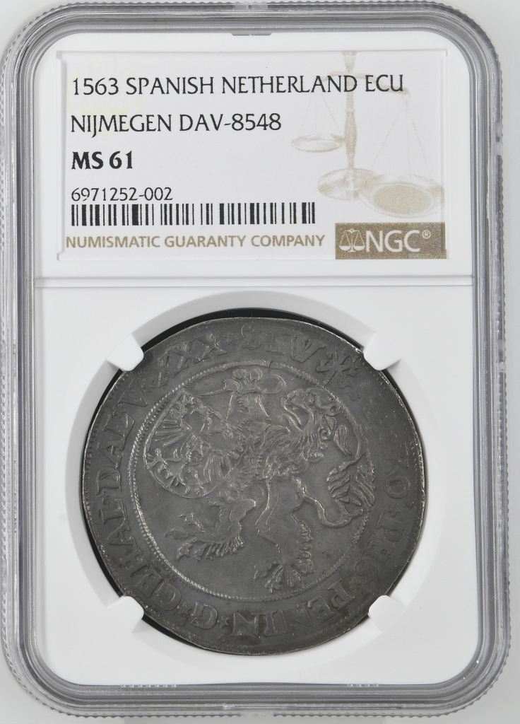 Netherlands Ecu 1563 Nijmegen NGC MS61 0141948