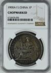 French Indo-China CHOPMARKED Piastre 1900 A NGC CHOPMARKED 0142463