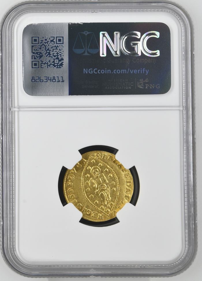 Italy/San Marino/Vatican Zecchino (1763-78) Venice NGC AU55 0142600Italy/San Marino/Vatican Zecchino (1763-78) Venice NGC AU55 0142600 - Image 2