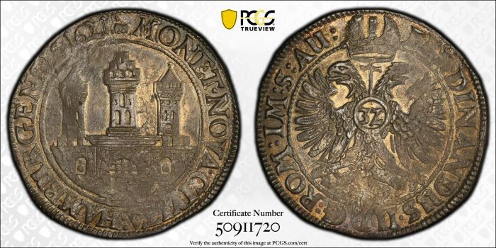 Germany Thaler 1621 Hamburg PCGS AU55 D-5365 0142618Germany Thaler 1621 Hamburg PCGS AU55 D-5365 0142618 - Image 3