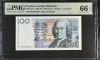 Sweden 100 Kronor 1986-92 Pick #57a PMG Gem UNC66 EPQ 0142965
