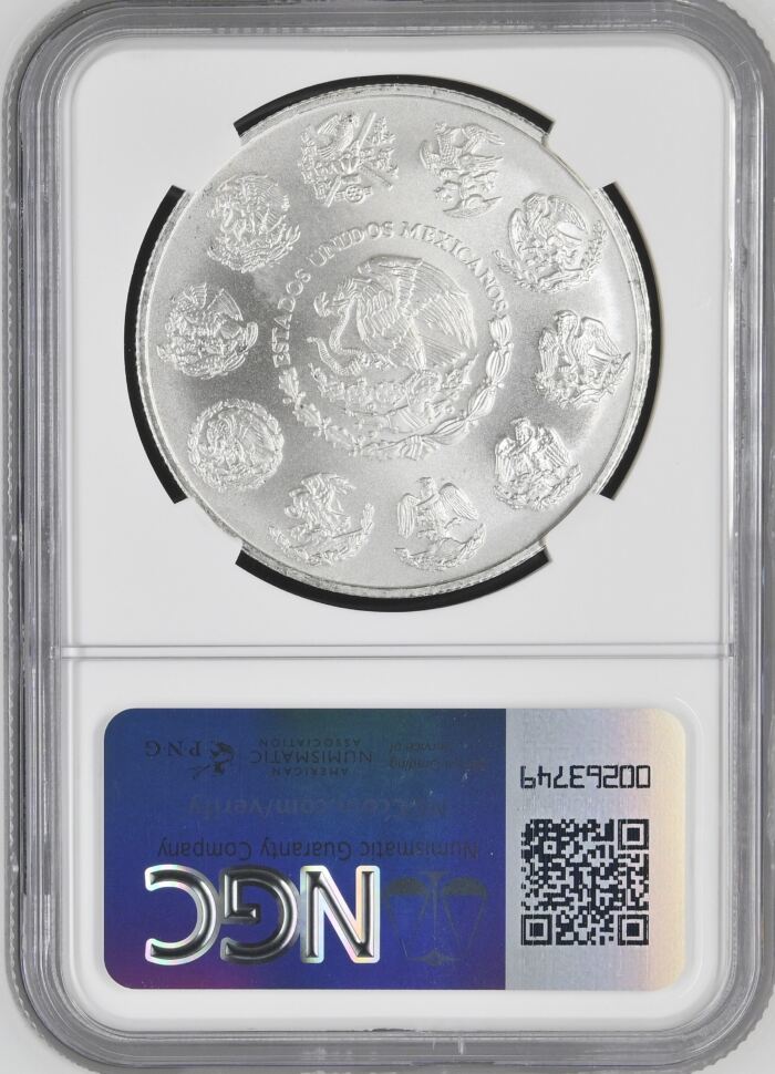 Modern Silver & Minors Onza 2005 Mo NGC MS68 0143051Modern Silver & Minors Onza 2005 Mo NGC MS68 0143051 - Image 2