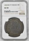Colonial Silver & Minors 8 Reales 1802 Mo FT NGC AU58 0143230