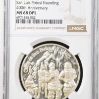 Medals & Tokens San Luis Potosi Founding 400th Anniversary Silver