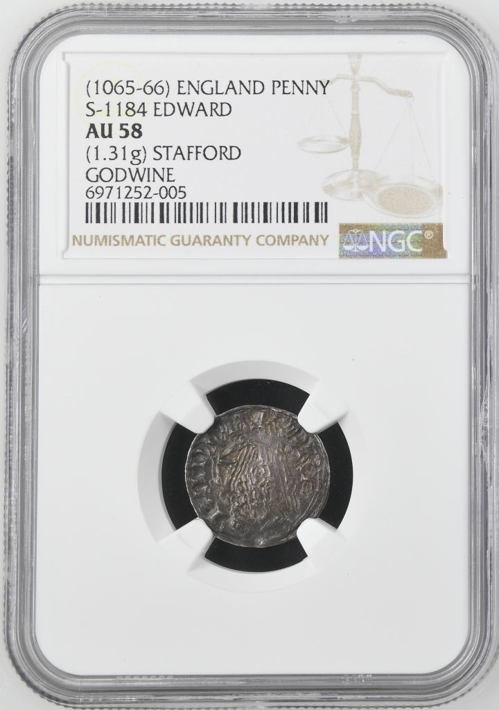 UK (Great Britain) Penny (1065-66) NGC AU58 S-1184 0143733