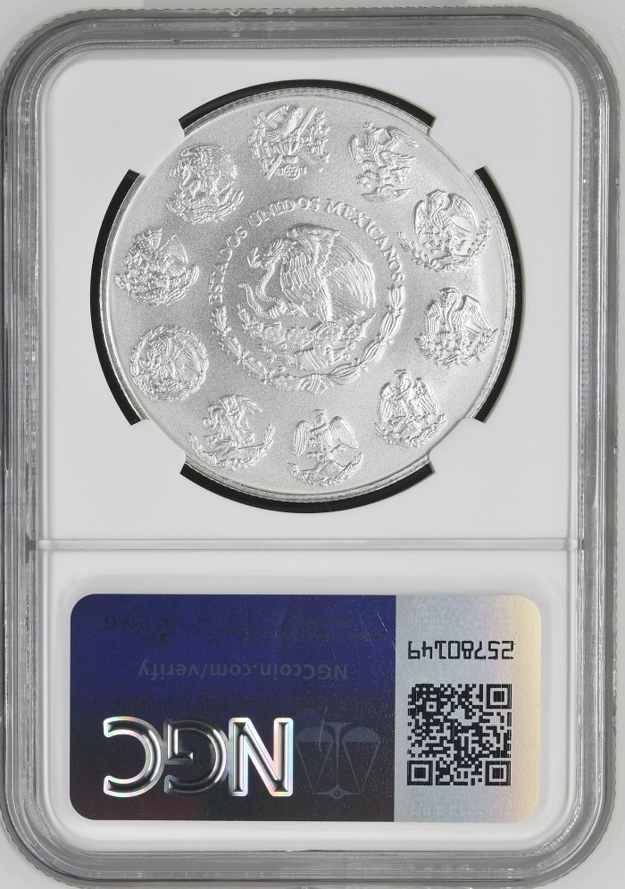 Modern Silver & Minors Onza 2022 Mo NGC MS70 0143917Modern Silver & Minors Onza 2022 Mo NGC MS70 0143917 - Image 2