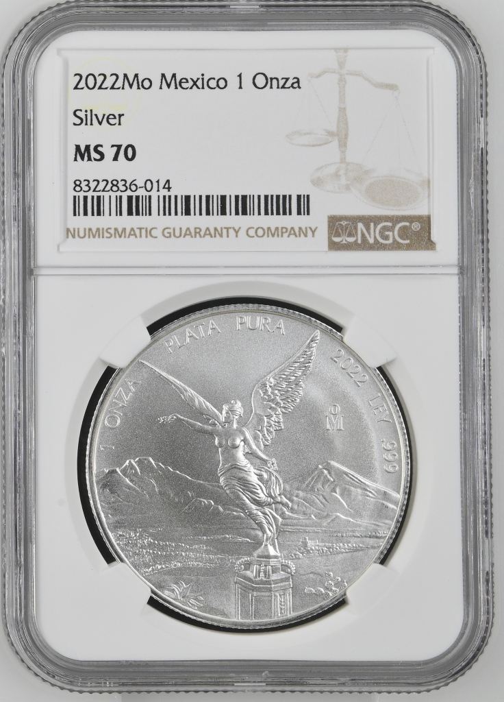 Modern Silver & Minors Onza 2022 Mo NGC MS70 0143920