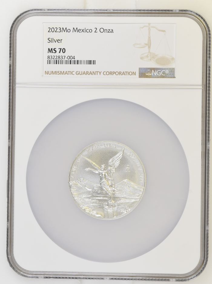 Modern Silver & Minors 2 Onza 2023 Mo NGC MS70 0143926Modern Silver & Minors 2 Onza 2023 Mo NGC MS70 0143926