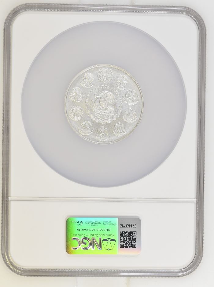 Modern Silver & Minors 2 Onza 2023 Mo NGC MS70 0143926Modern Silver & Minors 2 Onza 2023 Mo NGC MS70 0143926 - Image 2