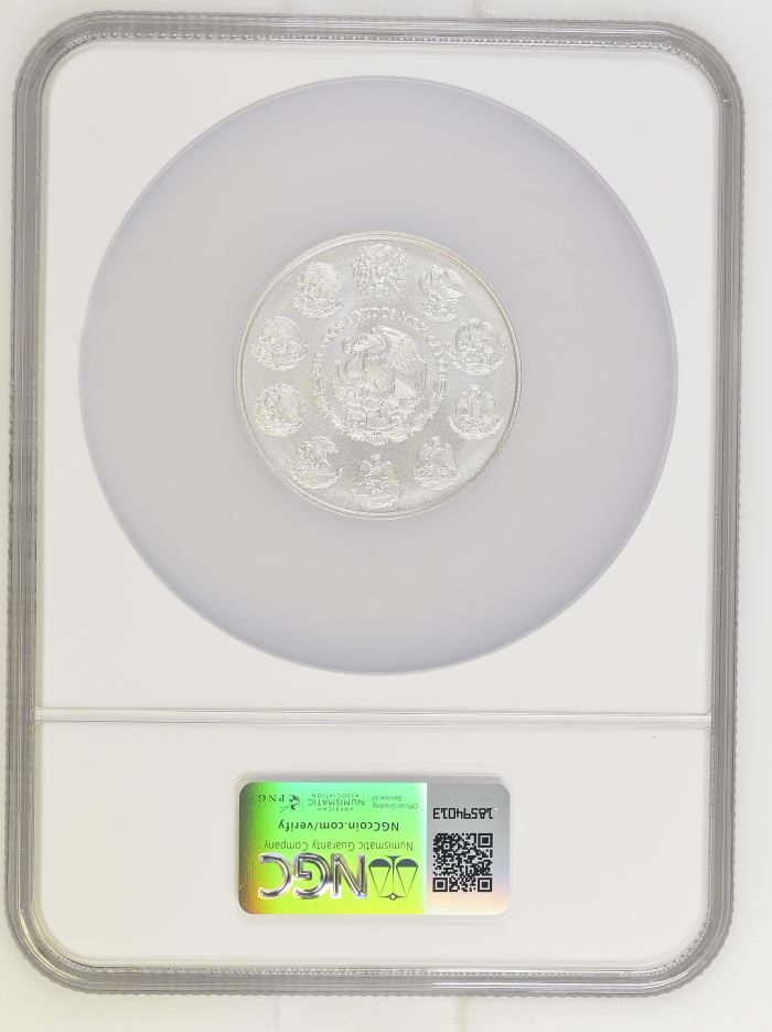Modern Silver & Minors 2 Onza 2023 Mo NGC MS70 0143927Modern Silver & Minors 2 Onza 2023 Mo NGC MS70 0143927 - Image 2