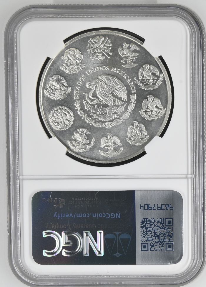 Modern Silver & Minors Onza 2002 Mo NGC MS68 0143965Modern Silver & Minors Onza 2002 Mo NGC MS68 0143965 - Image 2