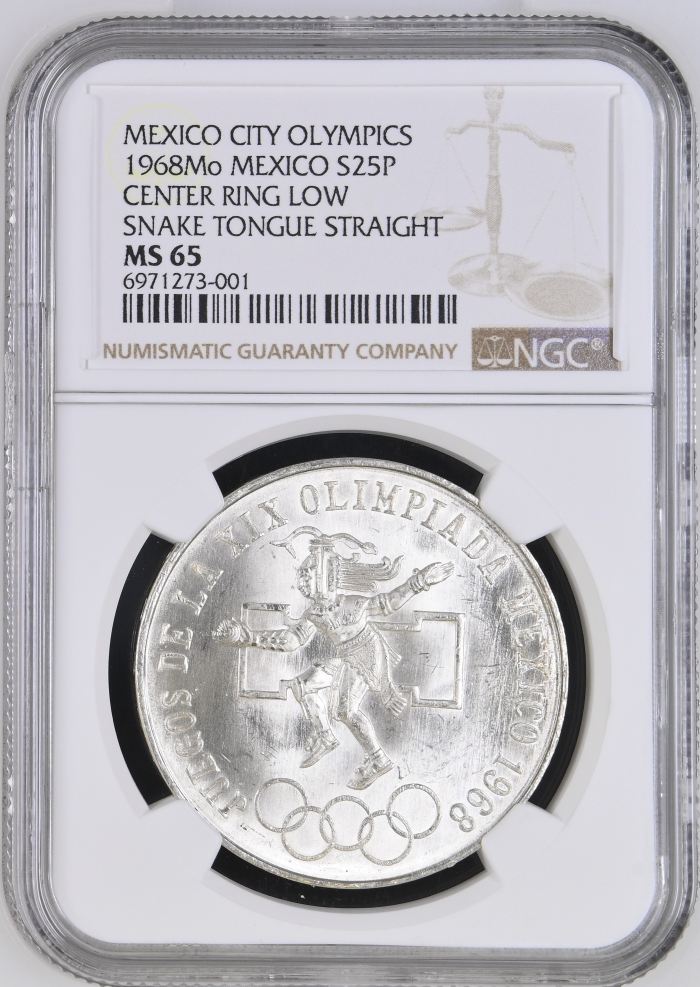 Modern Silver & Minors 25 Peso 1968 Mo NGC MS65 0143966Modern Silver & Minors 25 Peso 1968 Mo NGC MS65 0143966