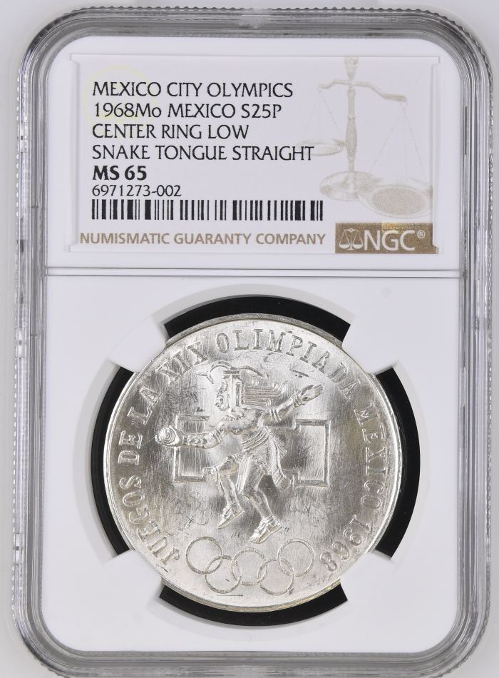 Modern Silver & Minors 25 Peso 1968 Mo NGC MS65 0143967Modern Silver & Minors 25 Peso 1968 Mo NGC MS65 0143967