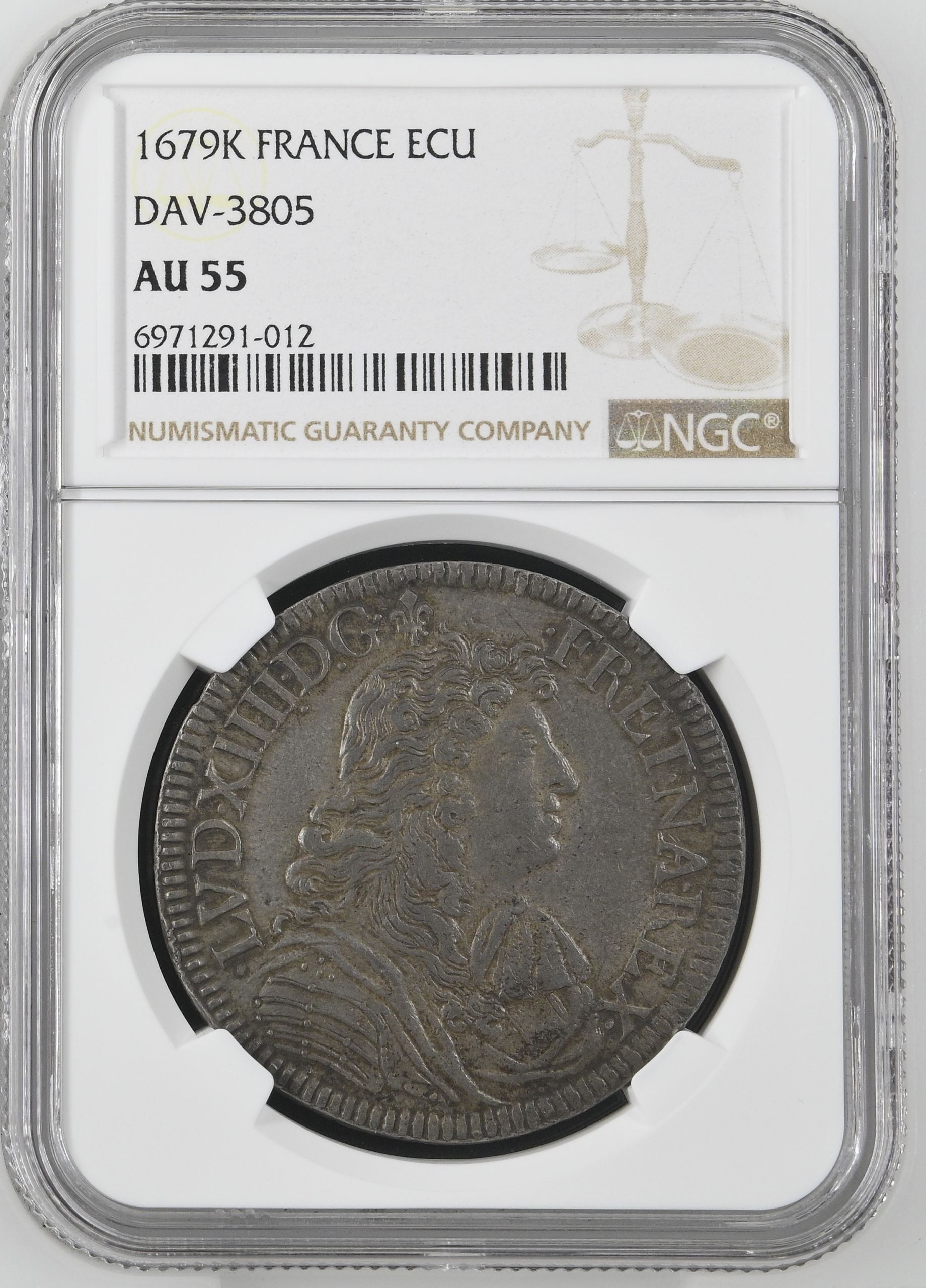 France Ecu 1679 K NGC AU55 DAV-3805 0143993