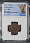 War For Independence 2 Reales 1813 Oaxaca/SUD NGC AU55BN 0144062