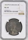 Bolivia 4 Reales 1822 Pts PJ NGC VG10 0144103