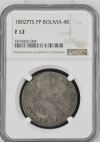 Bolivia 4 Reales 1802 Pts PP NGC F12 0144127