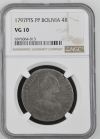 Bolivia 4 Reales 1797 Pts PP NGC VG10 0144129