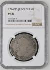 Bolivia 4 Reales 1774 Pts JR NGC VG8 0144133