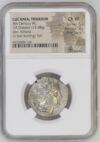 Lucania Thurium 4th Century BC AR Distater NGC Ch VF 0144168