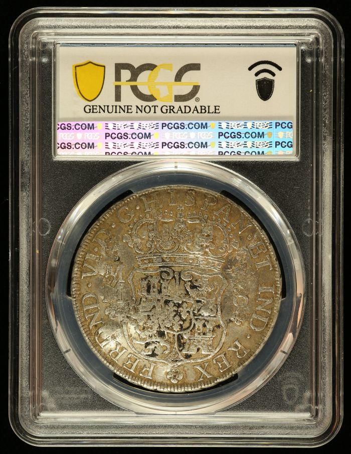 Chopmarked 8 Reales 1758 Mo MM PCGS XF Detail Calico-494 0144186Chopmarked 8 Reales 1758 Mo MM PCGS XF Detail Calico-494 0144186 - Image 2