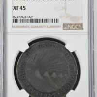 Central American Republic 8 Reales 1847/6 Ng A NGC XF45 0144215