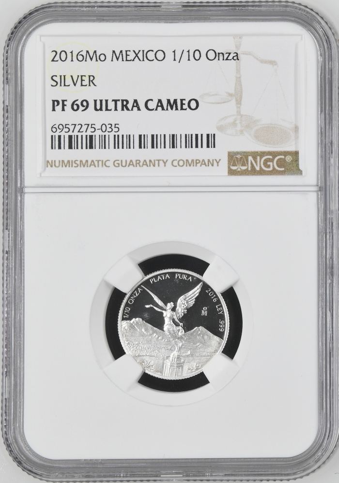 Modern Silver & Minors 1/10 Onza 2016 Mo NGC PF69 Ultra Cameo 0144319Modern Silver & Minors 1/10 Onza 2016 Mo NGC PF69 Ultra Cameo 0144319