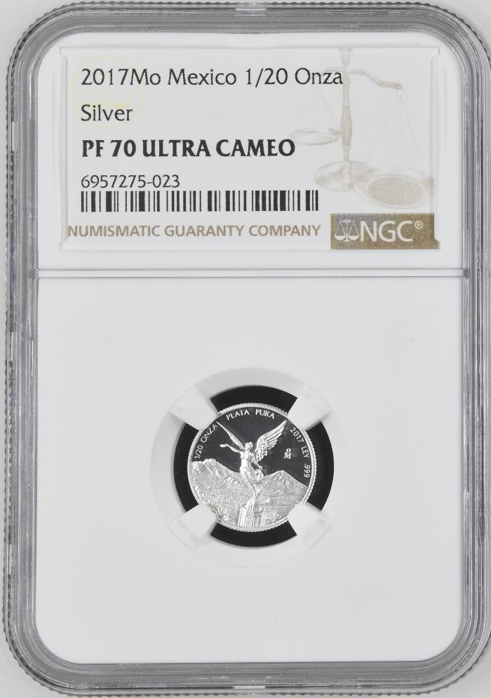 Modern Silver & Minors 1/20 Onza 2017 Mo NGC PF70 Ultra Cameo 0144330Modern Silver & Minors 1/20 Onza 2017 Mo NGC PF70 Ultra Cameo 0144330