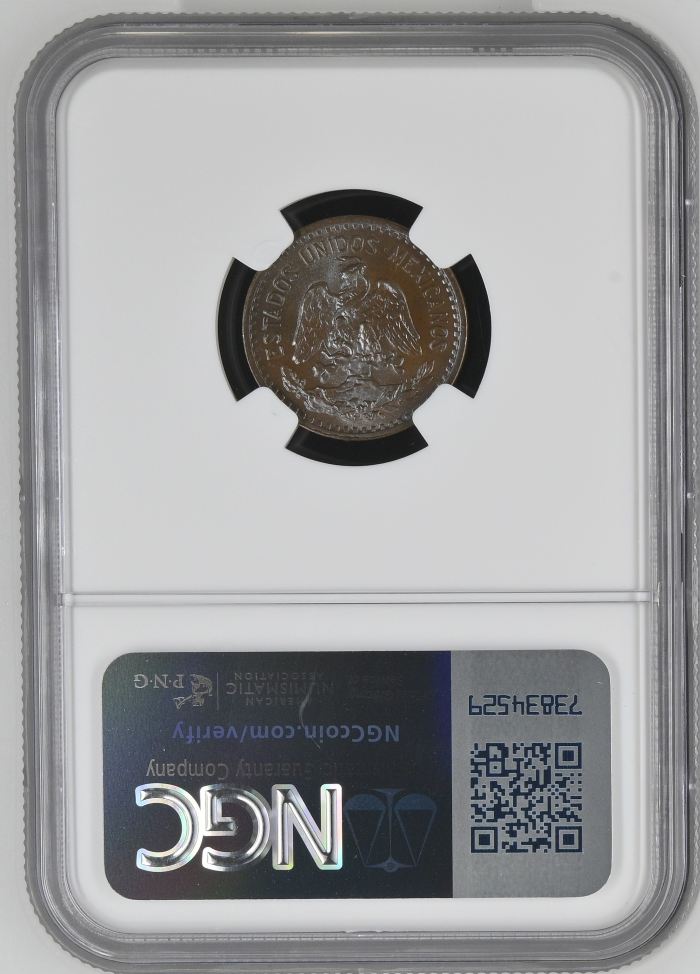 Modern Silver & Minors Centavo 1945 Mo NGC MS66BN 0144391