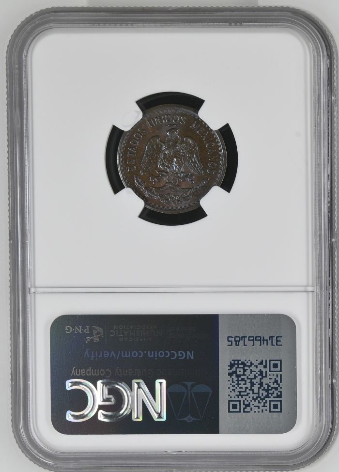 Modern Silver & Minors Centavo 1927 Mo NGC MS65BN 0144397