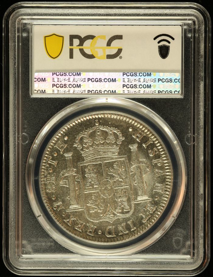 Colonial Silver & Minors 8 Reales 1807 Mo TH PCGS AU58 Calico-986 0144192Colonial Silver & Minors 8 Reales 1807 Mo TH PCGS AU58 Calico-986 0144192 - Image 2