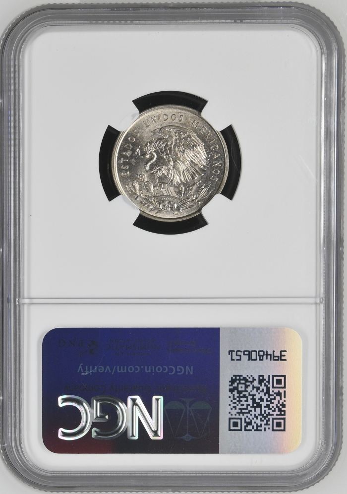 Modern Silver & Minors 5 Centavo 1950 Mo NGC MS64 0144437