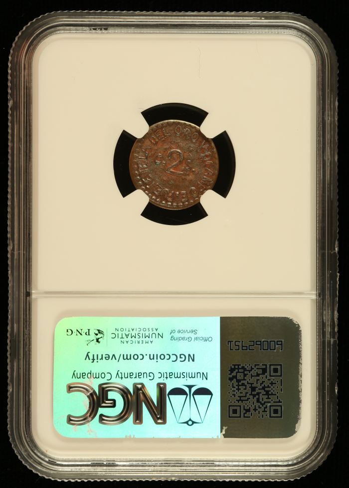 Puebla 2 Centavo 1915 Puebla/Tetela NGC MS64RB 0144457Puebla 2 Centavo 1915 Puebla/Tetela NGC MS64RB 0144457 - Image 2