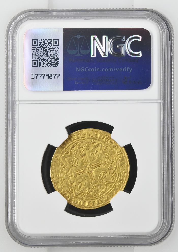 France Franc a pied (1364-80) NGC AU58 FR-284 0144466France Franc a pied (1364-80) NGC AU58 FR-284 0144466 - Image 2