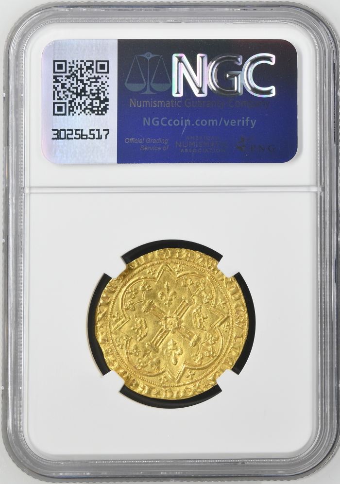 France Franc a pied (1364-80) NGC MS62 FR-284 0144493France Franc a pied (1364-80) NGC MS62 FR-284 0144493 - Image 2