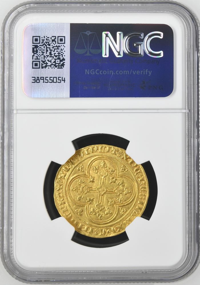 France Ecu d or (1328-50) NGC MS62 FR-270 0144495France Ecu d or (1328-50) NGC MS62 FR-270 0144495 - Image 2