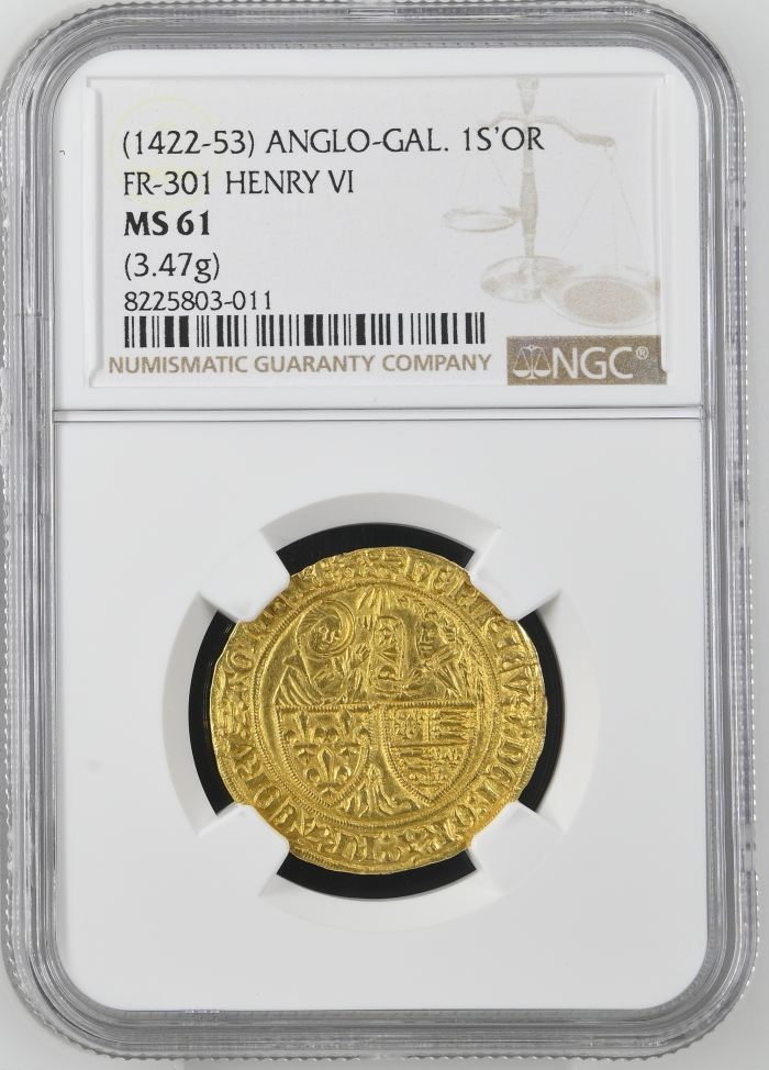 France Salut d or (1422-53) NGC MS61 FR-301 0144505France Salut d or (1422-53) NGC MS61 FR-301 0144505