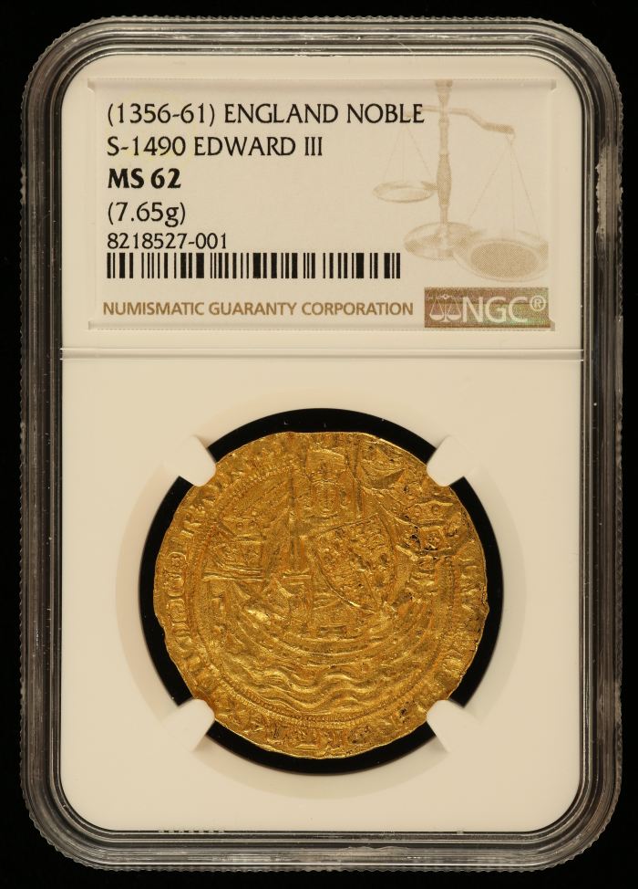 UK (Great Britain) Noble (1356-61) S-1490 NGC MS62 0144534