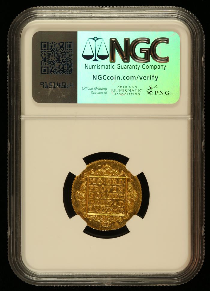 Netherlands Ducat 1760 Utrecht NGC MS64 0144536