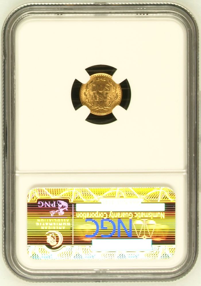 Modern Gold 2 Peso 1945 Mo M NGC MS67 0144550