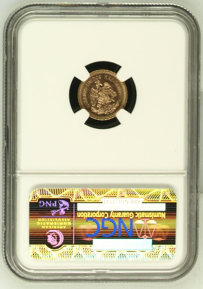 Modern Gold 2.5 Peso 1944 NGC MS67 0144552