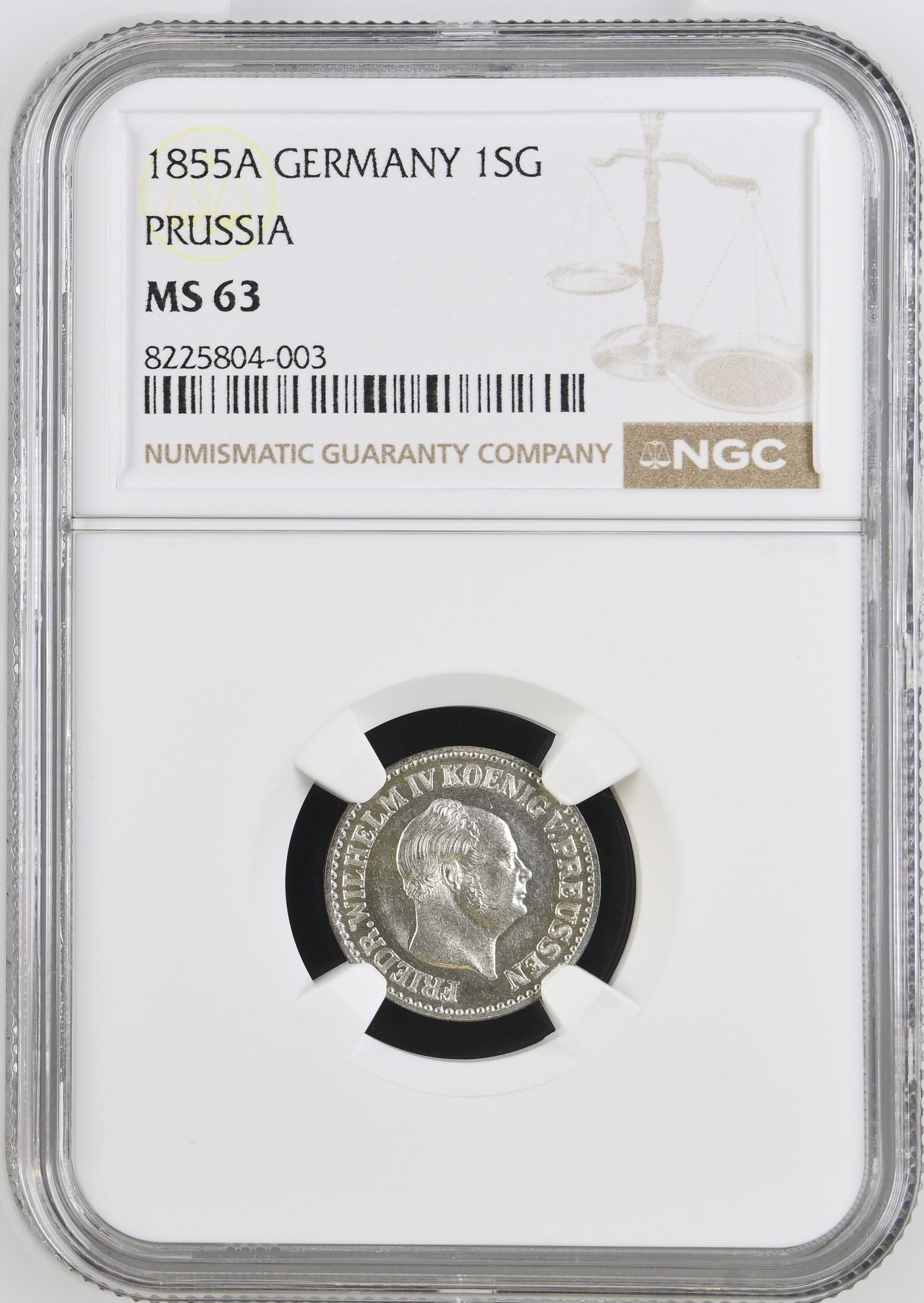Germany Groschen 1855 A Prussia NGC MS63 0144597