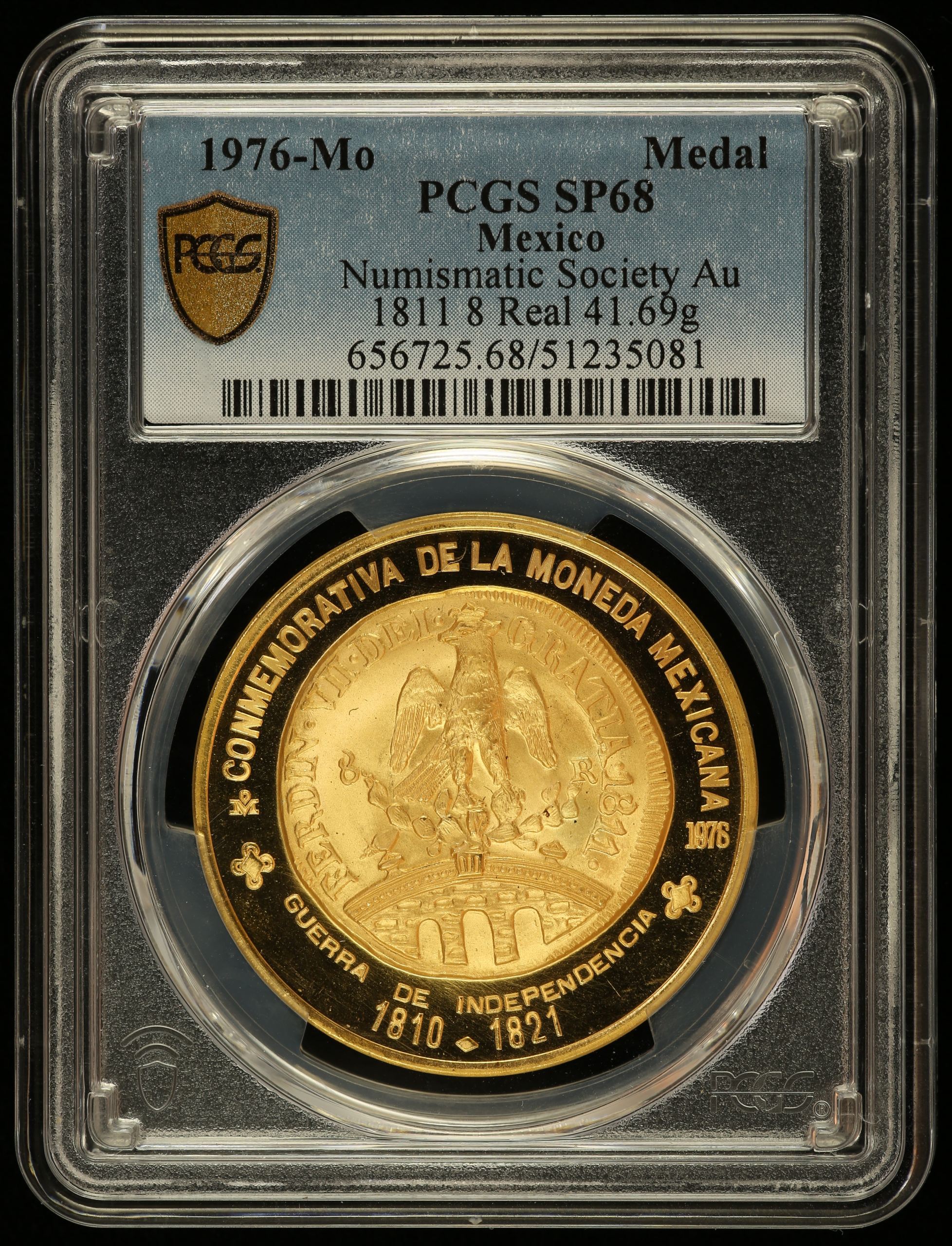 Medals & Tokens Modern Gold Numismatic Society Gold Medal 1976 Mo PCGS SP68 0144612