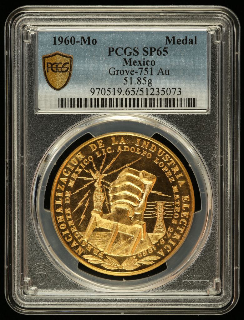 Medals & Tokens Modern Gold Gold Medal 1960 Mo Grove-751 PCGS SP65 0144613